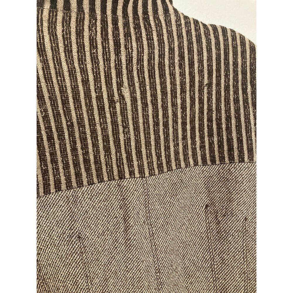 Valentino Vintage 70s Jacket Wool Blend Tweed & Knit ~ So Groovy ~ Sz 14 - Picture 7 of 10
